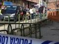 Cordón policial en Palencia después de que un menor apuñalara hasta la muerte a su padre