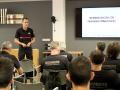 Imagen de la reunión del Consorcio Provincial de Bomberos de Valencia para abordar nuevos protocolos ante posibles incendios en edificios con fachadas inflamables