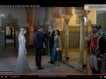 Sánchez y su esposa saludan a los Reyes en el Real Alcázar de Sevilla