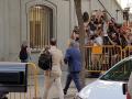 El ex secretario de organización del PSOE Santos Cerdán en la puerta del Supremo