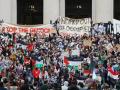 Protestas en Harvard contra Israel