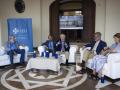 Imagen de la mesa redonda sobre los valores de la Transición en el presente, organizada por el CEU en Benicasim