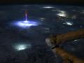 Duende atmosférico captado sobre una tormenta desde la Estación Espacial Internacional