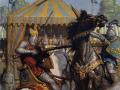 Detalle de una ilustración de N.C. Wyeth para el libro 'The Boy's King Arthur'