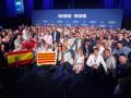 Representantes del PP catalán, en la clausura del Congreso nacional del partido este fin de semana