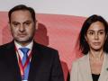 El ex ministro de Transportes, José Luis Ábalos, y la ex presidenta de Adif, Isabel Pardo de Vera
