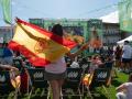 Imagen de la 'Fan Zone' de Iberdrola para apoyar a la selección femenina en Benidorm