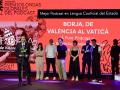 Imagen de À Punt y el equipo de la República Independiente de la radio recibiendo el Ondas
