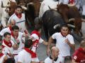Encierro con los toros de la ganadería extremeña de Jandilla