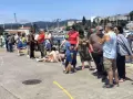 Colas para visitar el Juan Sebastian Elcano en Ferrol