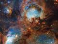 La vista de la nebulosa Pata de Gato