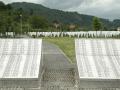 Imagen del cementerio de Srebrenica