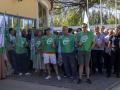 Manifestación de funcionarios de prisiones en Salamanca