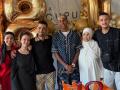 Lamine Yamal, con su padre y su abuela