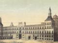 La Nochebuena de 1734 se desató un inesperado incendio en el Real Alcázar de Madrid que no se extinguiría hasta el día siguiente y que causaría la práctica destrucción del edificio palaciego. La destrucción del Alcázar está considerada como una de las mayores catástrofes de la historia del arte, por el amplio volumen y la calidad de las obras destruidas. En el incendio se perdieron obras de Velázquez, El Greco, Leonardo Da Vinci, Rafael, Luca Giordano, José Ribera, Rubens, Veronese, Tiziano o Tintoretto. De entre las obras de arte perdidas destaca La expulsión de los moriscos, una de las mayores obras maestras de Velázquez.