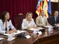 Imagen de la presidenta de la Diputación de Castellón, Marta Barrachina y vicepresidentes