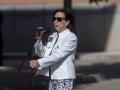 La ministra de Defensa, Margarita Robles, durante el homenaje a los caídos en honor de los caballeros legionarios paracaidistas fallecidos