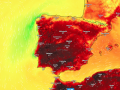 Temperaturas previstas para el próximo lunes