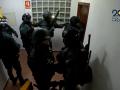 Imagen de la la detención en la operación de trata de personas en Gandía, Valencia