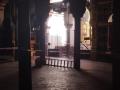 La zona afectada por el incendio de la Mezquita de Córdoba, este sábado