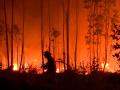 Portugal vive una oleada de incendios forestales y sufre los temibles «tornados de fuego»