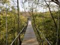 Este es uno de los puentes colgantes de Galicia en donde obtener una buena panorámica