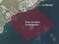 Espacio cerrado al tráfico marítimo en torno a La Mareta