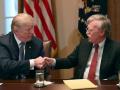 John Bolton y Donald Trump en una imagen de archivo
