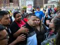 Kilmar Abrego llegando a los juzgados de Baltimore