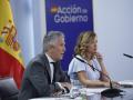 La portavoz y ministra de Educación, Formación Profesional y Deportes, Pilar Alegría, y el ministro de Interior, Fernando Grande-Marlaska