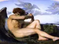 "El ángel caído" de Alexandre Cabanel, 1847.