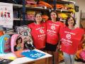 continúa en A Coruña con su campaña solidaria de entrega de material escolar