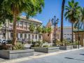 Plaza de las Monjas, ubicada en el centro histórico de Huelva
