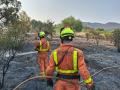 Imagen de una dotación de bomberos del Consorcio Provincial de Valencia
