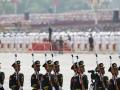 Tropas del EPL de China desfilan en la plaza de Tiananmen para conmemorar el 80 aniversario de la II Guera Mundial