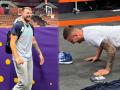Las consecuencias de apostar en contra de Luka Doncic: canasta imposible y 50 flexiones como castigo