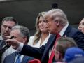 Donald J. Trump en la final del US Open