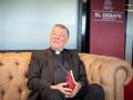 Monseñor Martínez Camino durante su entrevista a 'El Debate'