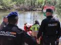 Un cadáver recuperado en el Pisuerga, en Valladolid, en una imagen de archivo
