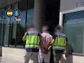 Imagen del detenido en Burriana por la Policía Nacional.