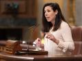La diputada de Vox, Rocío de Meer, durante una sesión plenaria extraordinaria en el Congreso