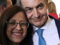 Susana Hernández, presidenta de Sainsel, junto a José Luis Rodríguez Zapatero