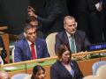 El Rey y el presidente del Gobierno, este martes en la apertura de la Asamblea General de Naciones Unidas