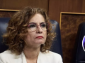 La vicepresidenta primera y ministra de Hacienda, María Jesús Montero, en el Congreso