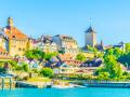 La histórica ciudad de Murten en Suiza