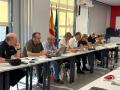 Imagen de una de las reuniones celebradas en el Centro de Coordinación de Emergencias de la Generalitat Valenciana
