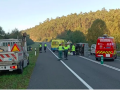 Un muerto y dos heridos en el accidente en Brión (La Coruña)