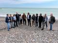 Wences Alós con alcaldes y portavoces en Moncofa, Castellón