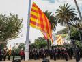 Acto de izado de la 'senyera' del Parlament, el pasado 10 de septiembre