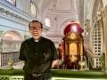 Fernando Cruz Conde, en la iglesia del Juramento de San Rafael